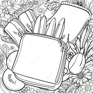 Menu Coloring Page | Menu coloring page
