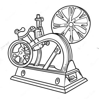 Simple Machines Coloring Page | Simple Machines coloring page