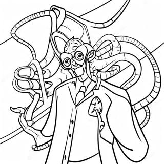 Doc Ock Spidey Coloring Pages