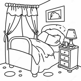 Bedtime Coloring Page | Bedtime coloring page