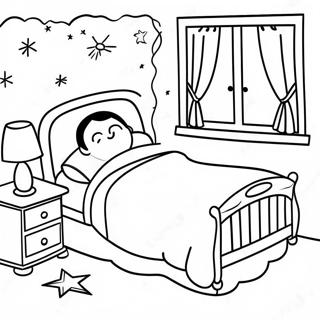 Hora De Dormir Páginas para Colorir