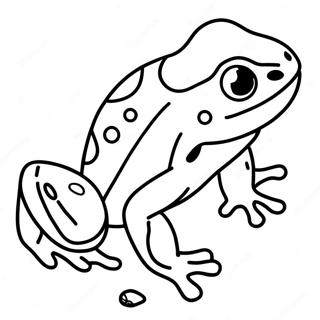 Poison Dart Frog Coloring Page | Poison Dart Frog coloring page