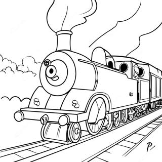 Percy the Train Coloring Page | Percy the Train coloring page