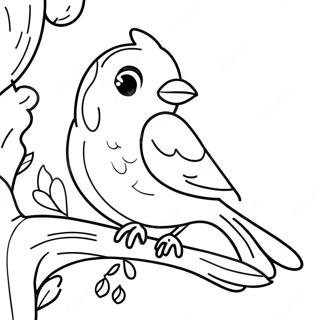 Blue Bird Coloring Page | Blue Bird coloring page