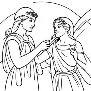 Diana und Roma Spaß Abenteuer Ausmalbild | Diana und Roma Ausmalbild