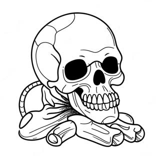 Skull Crawler Coloring Page | Skull Crawler coloring page