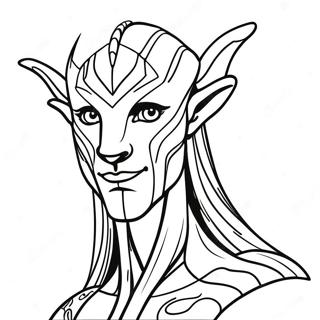 Avatar Banshee Coloring Page | Avatar Banshee coloring page