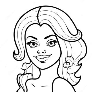 Sassy Bad Bitch Coloring Page | Bad Bitch coloring page