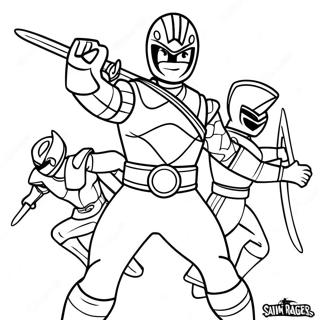 Power Rangers Samurai Coloring Page | Power Rangers Samurai coloring page