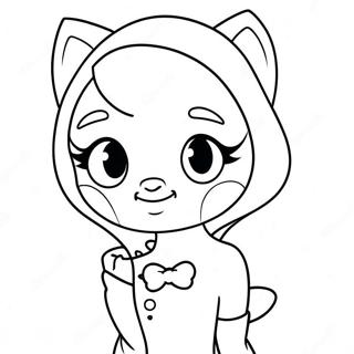 Rena Rouge Coloring Page | Rena Rouge coloring page