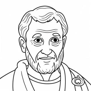 St Peter Coloring Page | St Peter coloring page
