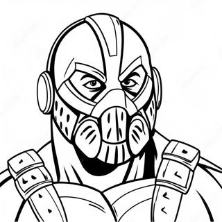 Bane Coloring Page | Bane coloring page