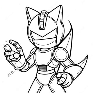 Metal Sonic Coloring Page | Metal Sonic coloring page