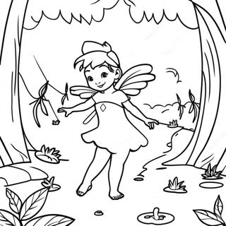 FernGully Magical Forest Coloring Page | FernGully coloring page