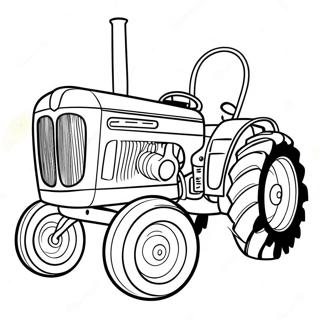 Happy Otis the Tractor Coloring Page | Otis the Tractor coloring page
