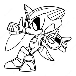 Metal Sonic Målarbilder