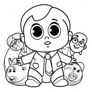 Boss Baby Coloring Page | Boss Baby coloring page