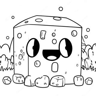 Slime Minecraft Coloriages