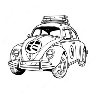 Herbie Coloring Page | Herbie coloring page