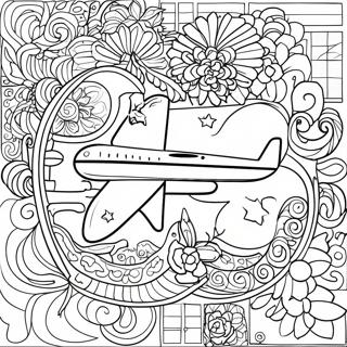 United Airlines Logo Coloring Page | United Airlines coloring page