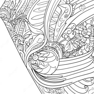 Norwegian Flag Coloring Page | Norwegian Flag coloring page