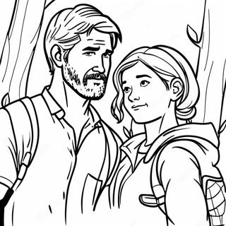The Last of Us Ausmalbild | Die Letzten von Uns Ausmalbild