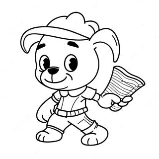 Clever Sam in Action Coloring Page | Totally Spies coloring page