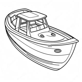 Bass Boat Coloring Page | Bass Boat coloring page