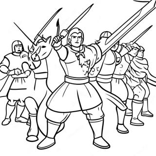 Brave Heroes in Action Coloring Page | We Can Be Heroes coloring page
