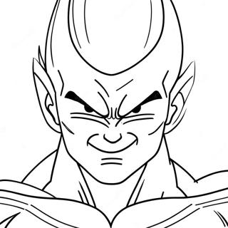 Majin Vegeta Coloring Page | Majin Vegeta coloring page