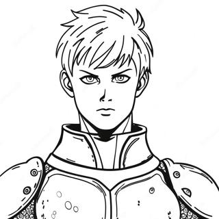 Genos Coloring Page | Genos coloring page