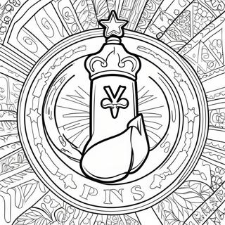 Spurs Logo Coloring Page | Spurs coloring page
