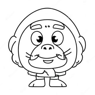 Funny Tweaker Character Coloring Page | Tweaker coloring page