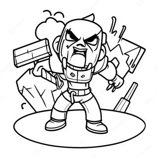 Epic Bedwars Clash Coloring Page | Bedwars coloring page