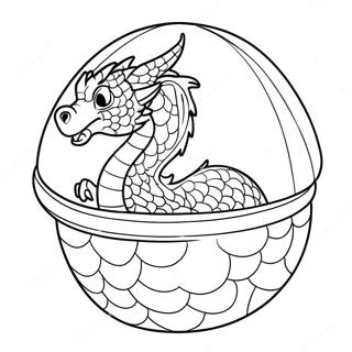 Dragon Egg Coloring Page | Dragon Egg coloring page