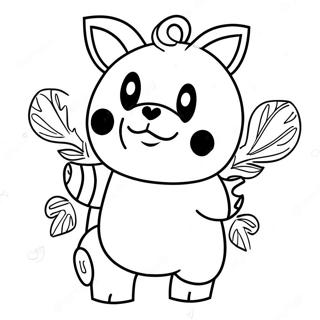 Roblox Piggy Kraxicorde Coloring Page | Roblox Piggy Kraxicorde coloring page