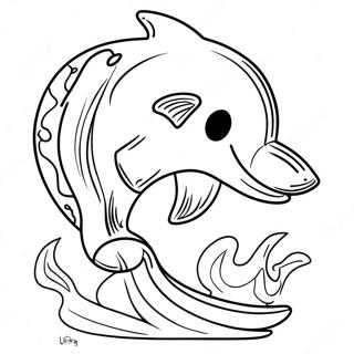 Miami Dolphins Logo Coloring Page | Miami Dolphins coloring page