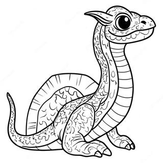 Harry Potter Basilisk Coloring Page | Harry Potter Basilisk coloring page