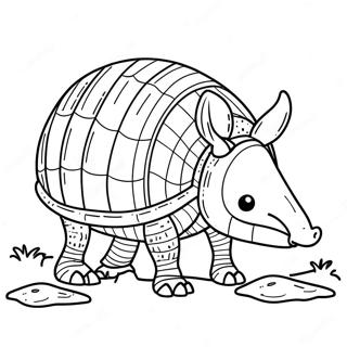 Armadillo Coloring Page | Armadillo coloring page