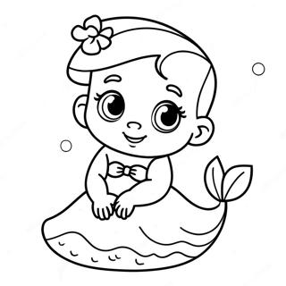 Bebê Princesa Disney Páginas para Colorir