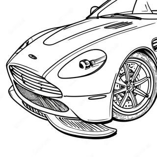 Aston Martin Coloring Page | Aston Martin coloring page