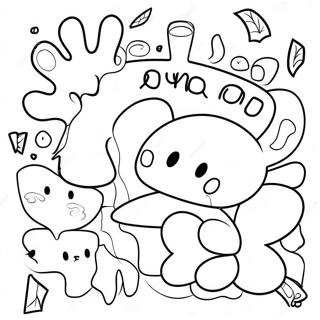 Funny Spelling Words Coloring Page | Spelling coloring page