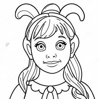 Cindy Lou Who Coloring Page | Cindy Lou coloring page