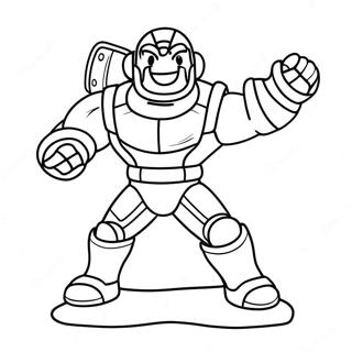 Striker Eureka in Battle Coloring Page | Striker Eureka Pacific Rim coloring page