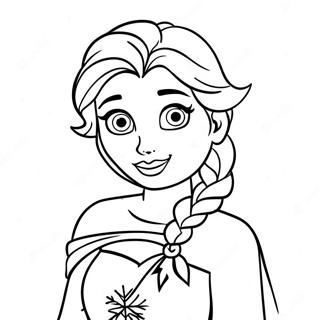 Elsa Natal Páginas para Colorir