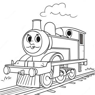 Edward the Blue Engine Coloring Page | Thomas and Friends Edward coloring page