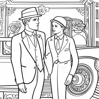 Den store Gatsby målarbild | Den stora Gatsby målarbild
