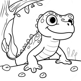 Newt Coloring Page | Newt coloring page
