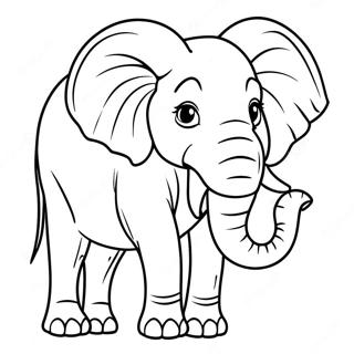 African Elephant Coloring Page | African Elephant coloring page