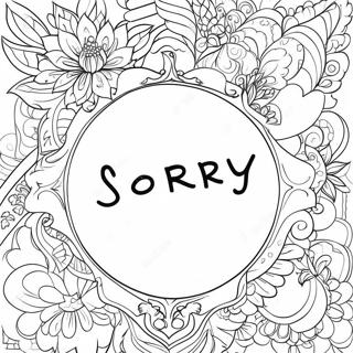 Sorry Kleurplaten